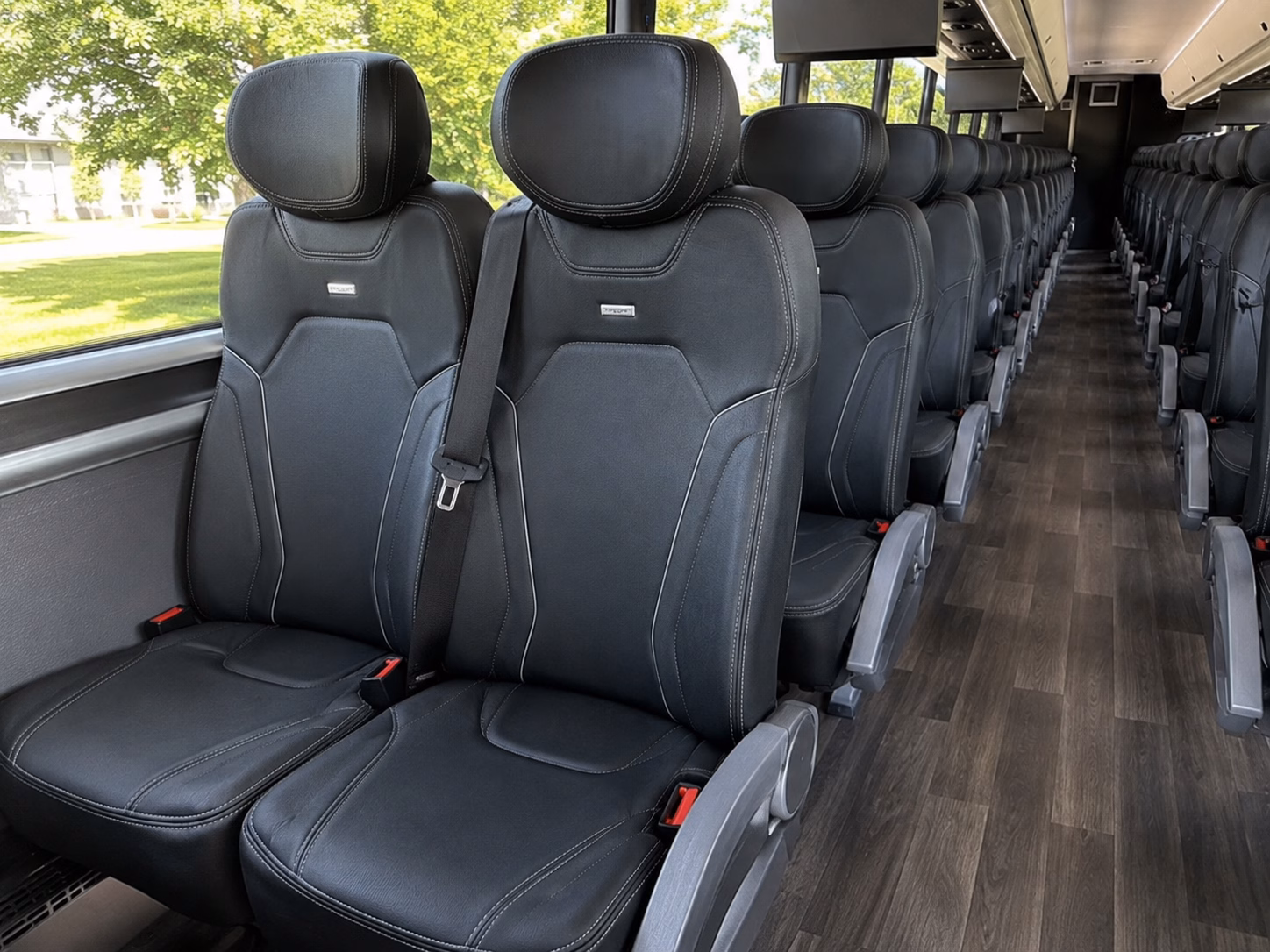 charter buses for large scale employee events and campus all hands